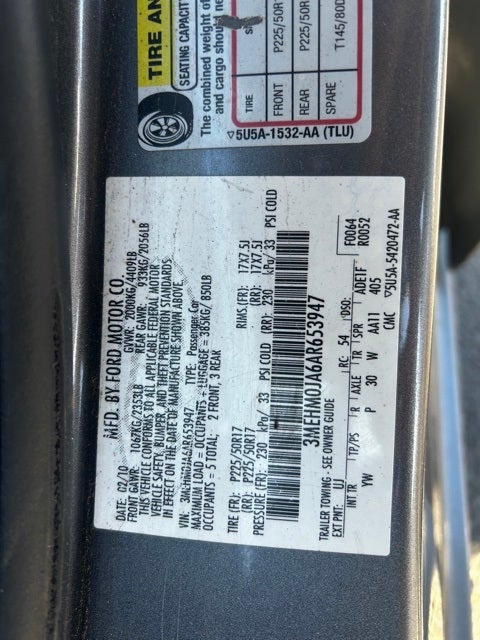 2010 Mercury Milan Premier