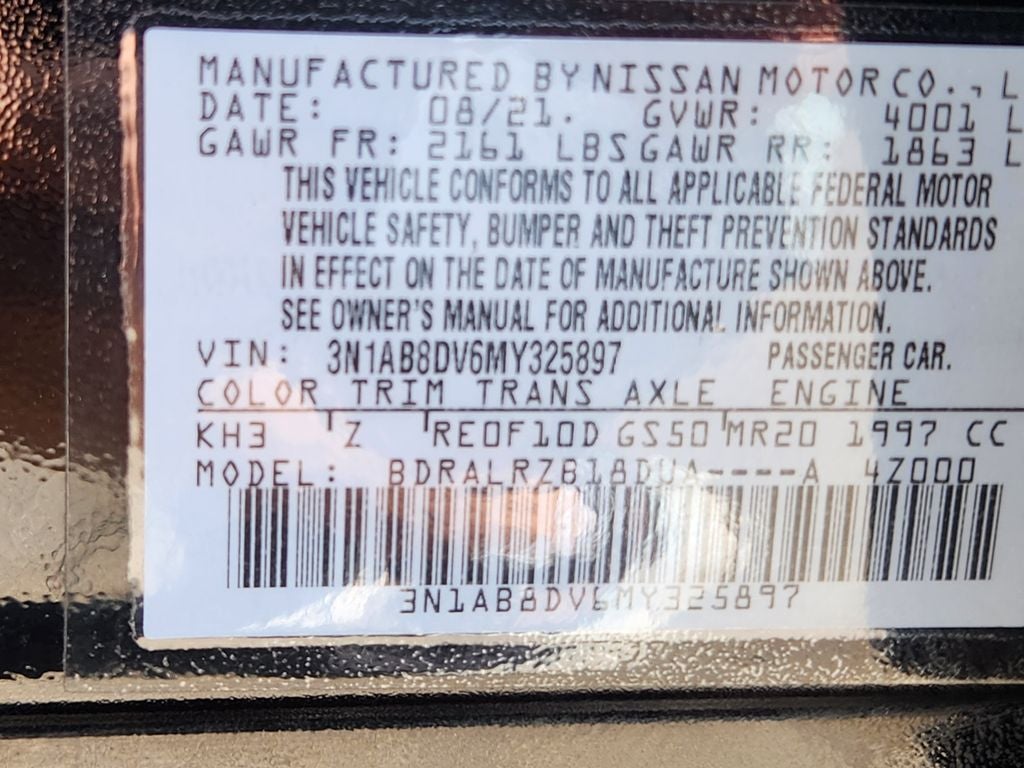 2021 Nissan Sentra SR