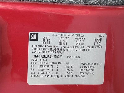 2013 Chevrolet Silverado 2500HD LT