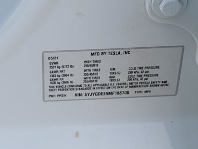 2021 Tesla Model Y Long Range