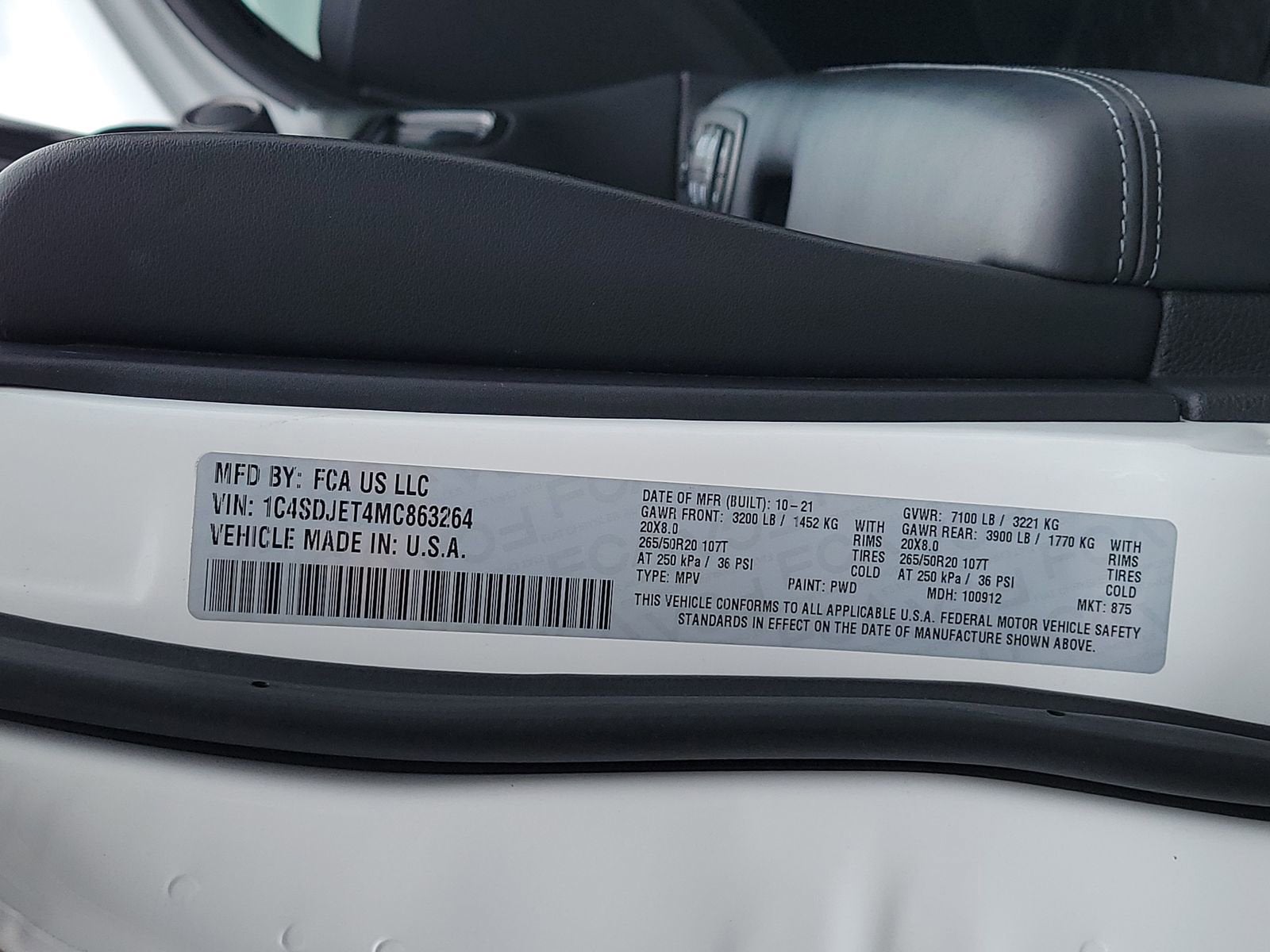 2021 Dodge Durango Citadel
