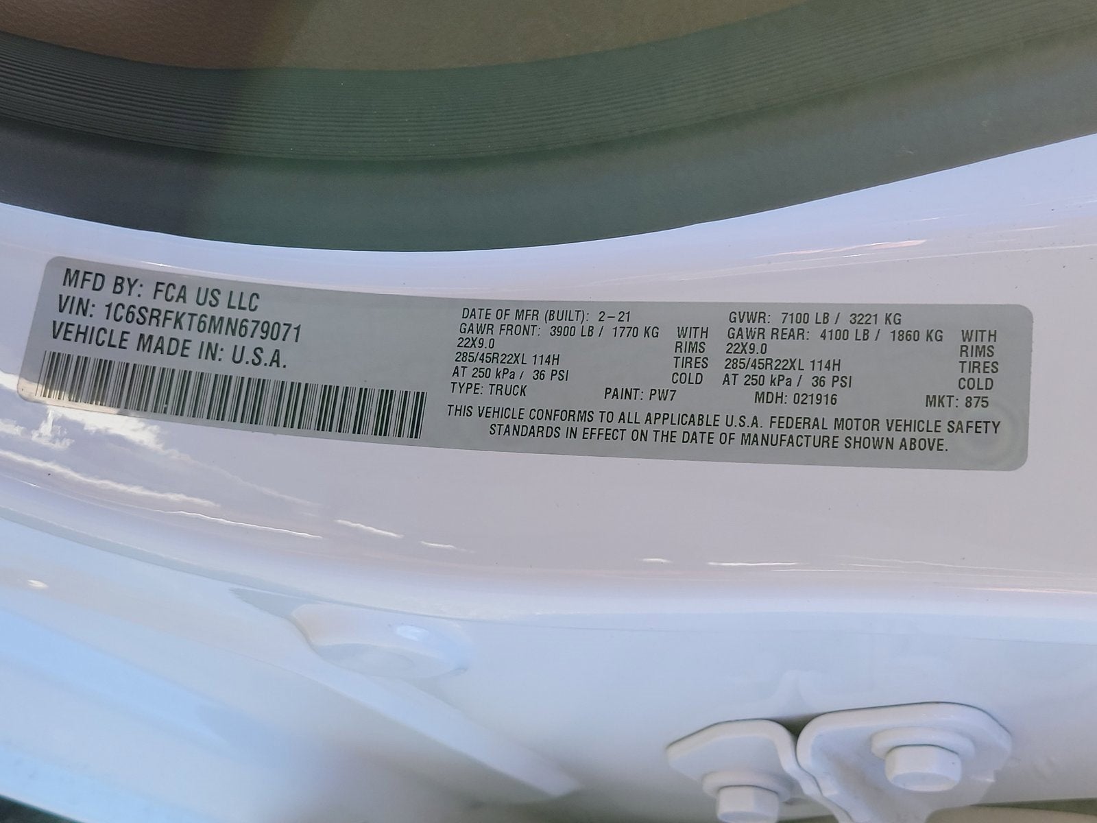 2021 RAM 1500 Longhorn