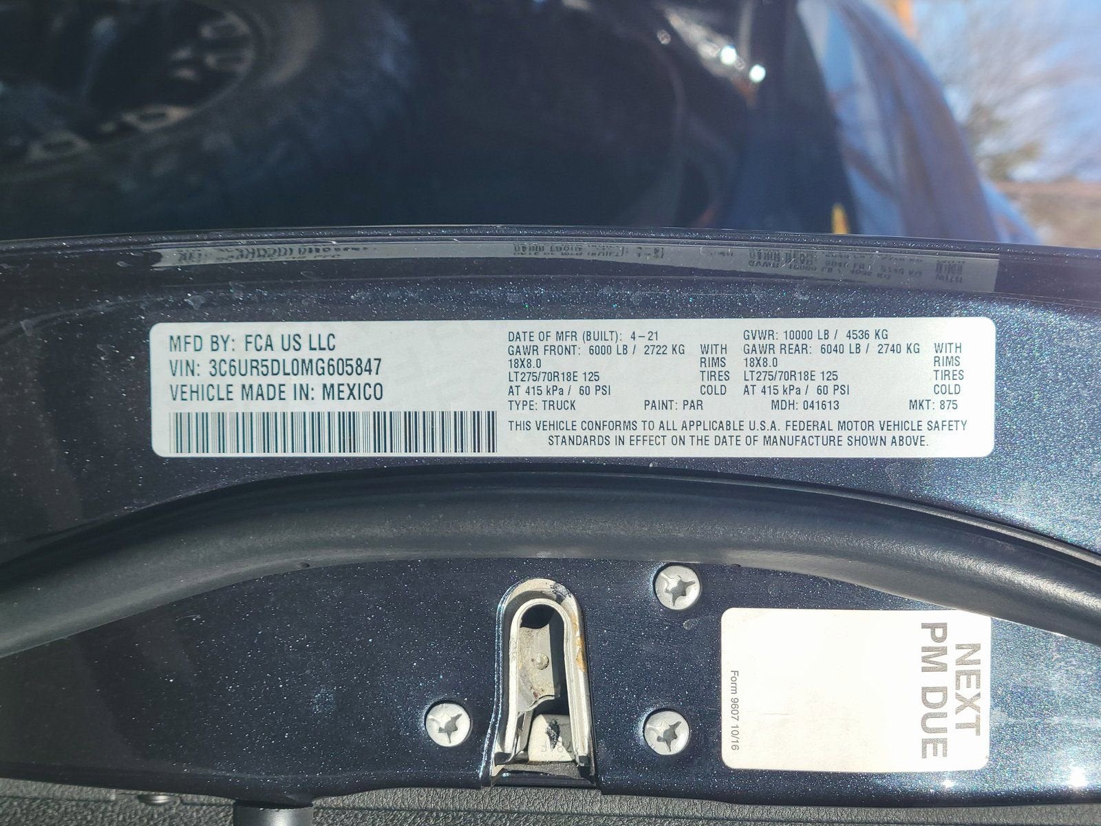 2021 RAM 2500 Big Horn