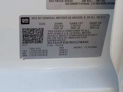 2024 GMC Sierra 1500 AT4X
