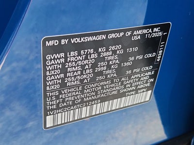 2026 Volkswagen Atlas Cross Sport 2.0T SE w/Technology