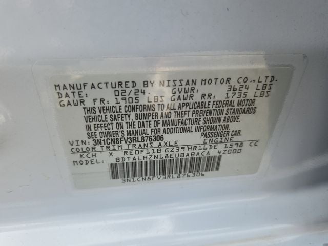 2024 Nissan Versa SR