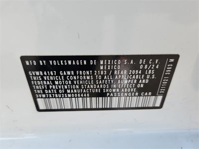 2025 Volkswagen Jetta SE