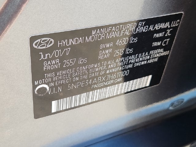 2018 Hyundai Sonata Sport