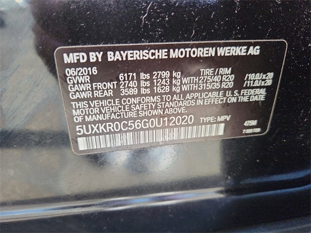 2016 BMW X5 xDrive35i