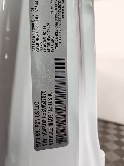 2025 Jeep Wrangler WRANGLER 4-DOOR RUBICON