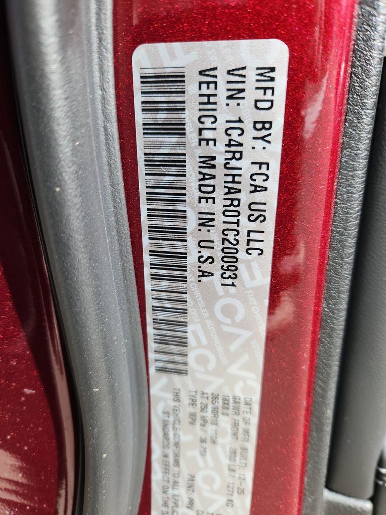 2026 Jeep Grand Cherokee GRAND CHEROKEE LAREDO ALTITUDE 4X4