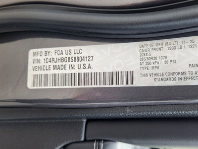 2025 Jeep Grand Cherokee GRAND CHEROKEE LIMITED 4X4