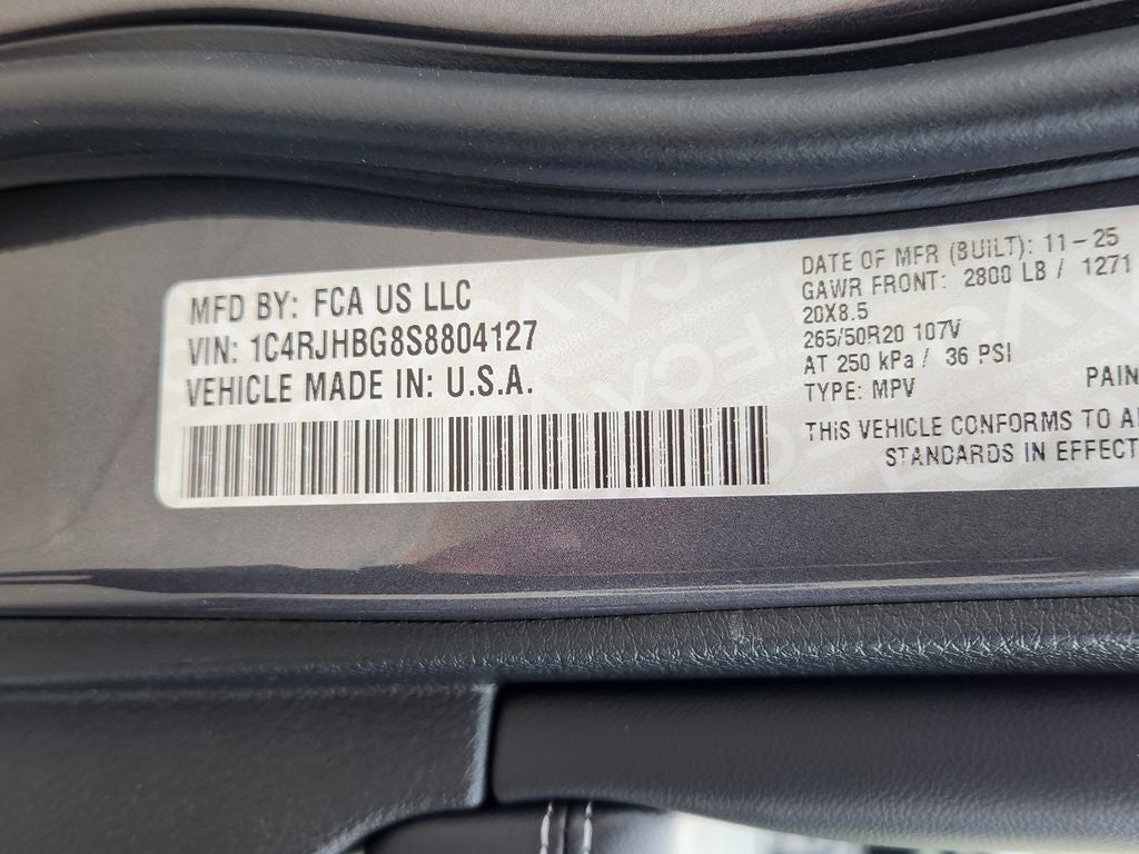 2025 Jeep Grand Cherokee GRAND CHEROKEE LIMITED 4X4