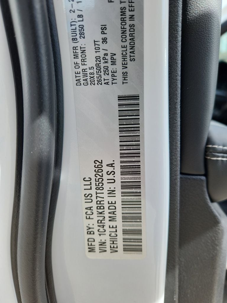 2026 Jeep Grand Cherokee GRAND CHEROKEE L LIMITED RESERVE 4X4