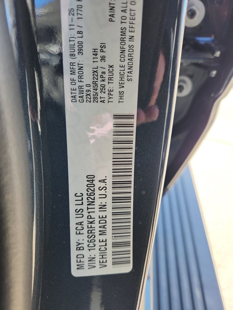 2026 RAM 1500 RAM 1500 TUNGSTEN CREW CAB 4X4