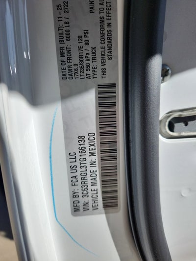 2026 RAM 3500 RAM 3500 TRADESMAN CREW CAB 4X4 8' BOX