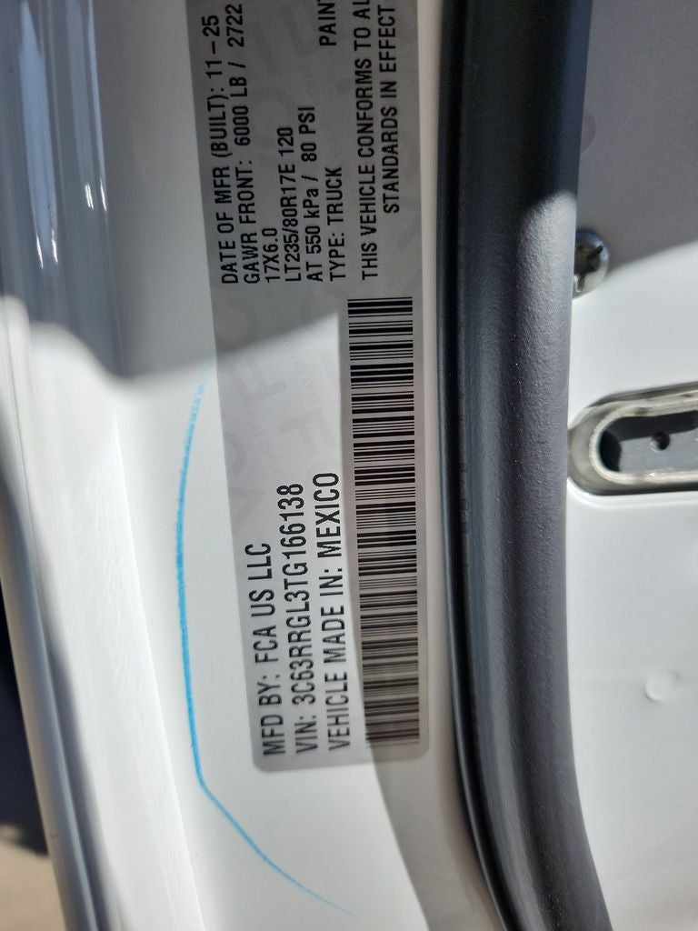 2026 RAM 3500 RAM 3500 TRADESMAN CREW CAB 4X4 8' BOX