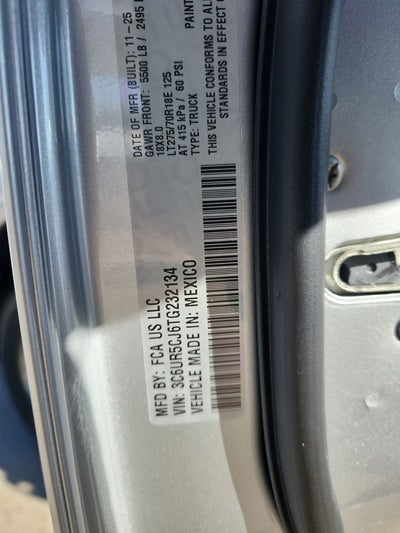 2026 RAM 2500 RAM 2500 TRADESMAN CREW CAB 4X4 6'4' BOX