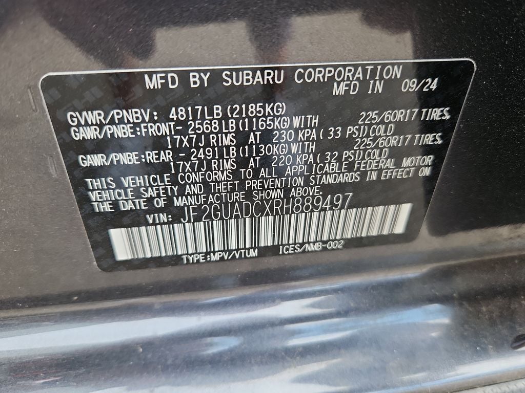 2024 Subaru Crosstrek Premium