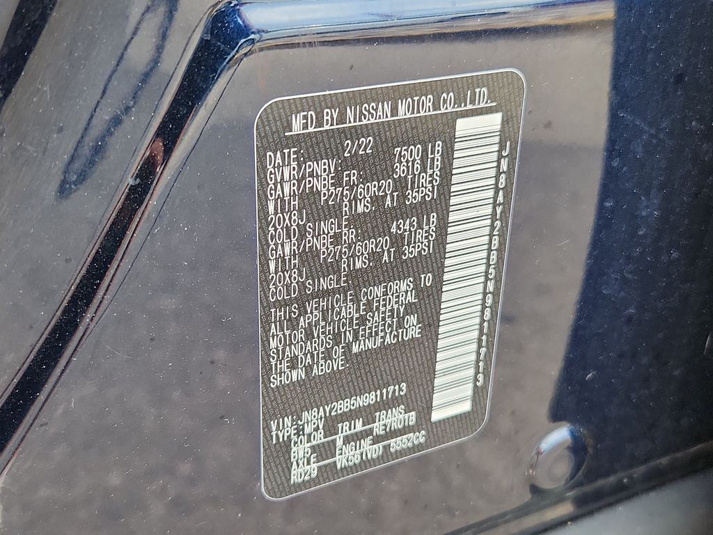 2022 Nissan Armada SL 4WD