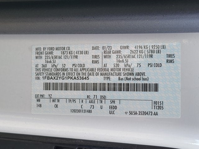 2023 Ford Transit-350 XLT 12 Passenger