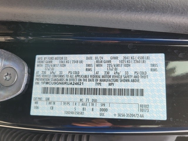 2024 Ford Escape Active