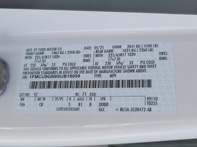 2025 Ford Escape Active