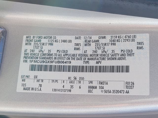 2015 Ford Escape SE