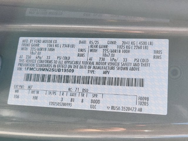 2025 Ford Escape ST-Line