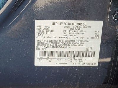 2023 Ford Explorer XLT