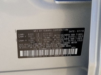 2020 Subaru Ascent Premium