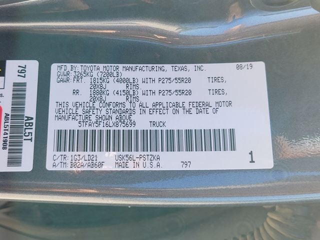 2020 Toyota Tundra 1794