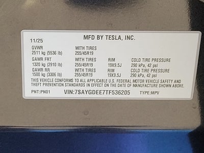 2026 Tesla Model Y Long Range