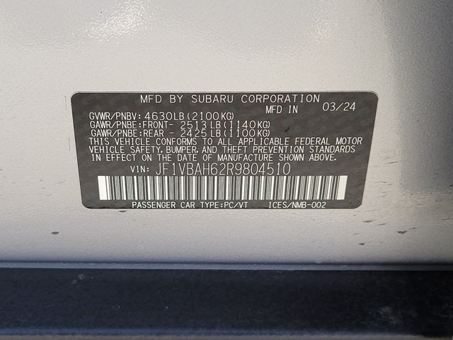 2024 Subaru WRX Premium