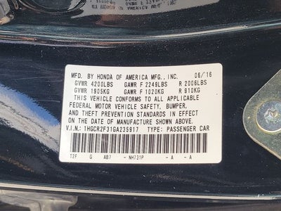2016 Honda Accord LX