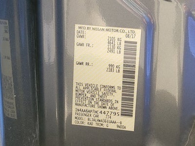 2017 Nissan Maxima Platinum