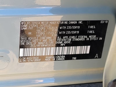 2019 Toyota RAV4 Adventure