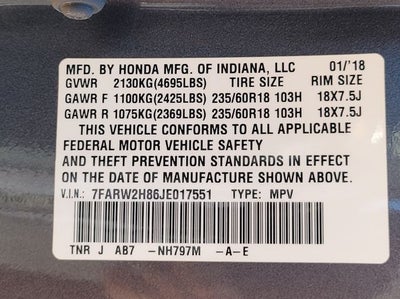 2018 Honda CR-V EX-L