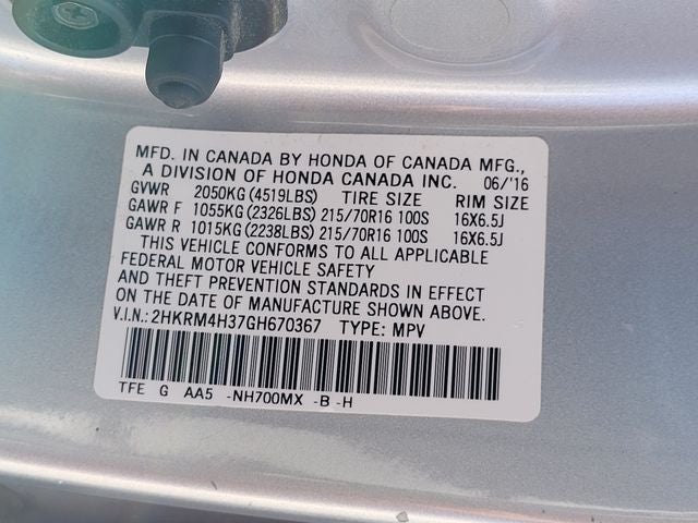 2016 Honda CR-V LX