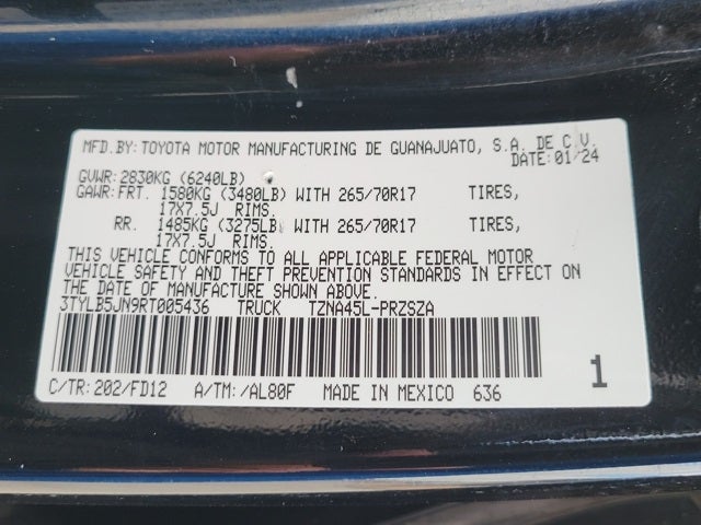 2024 Toyota Tacoma TRD Off-Road