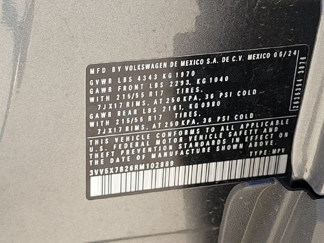 2024 Volkswagen Taos 1.5T S