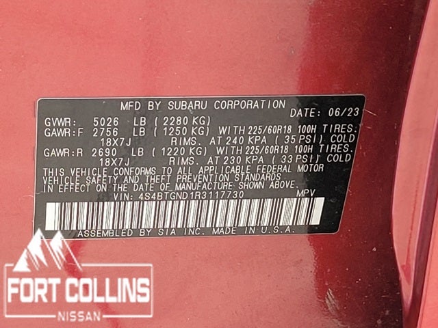 2024 Subaru Outback Limited XT