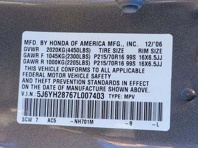 2007 Honda Element EX