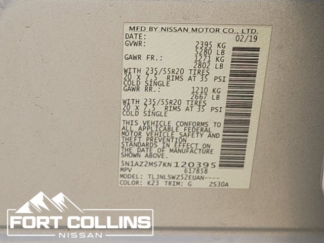 2019 Nissan Murano Platinum