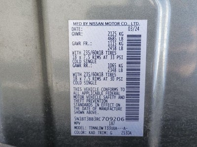 2024 Nissan Rogue SV