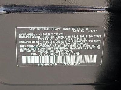 2017 Subaru Forester 2.5i