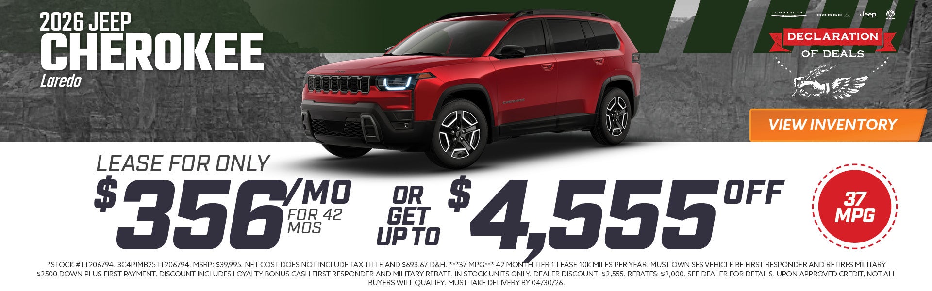 2026 Jeep Cherokee Laredo