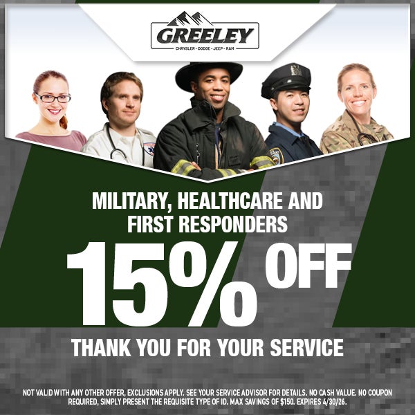 Military, Healthcare and First Responders