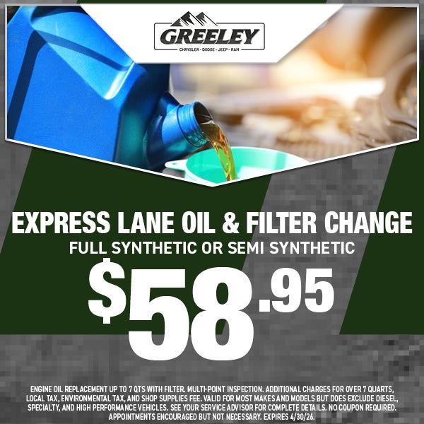 Express Lane Oil & Filter Change