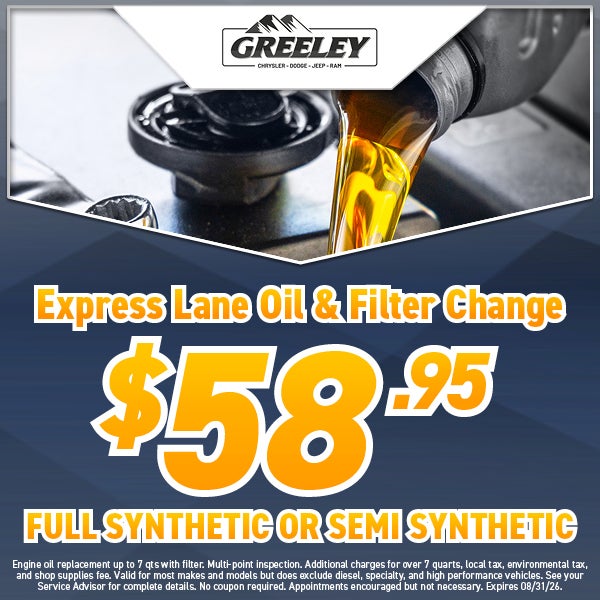Express Lane Oil & Filter Change